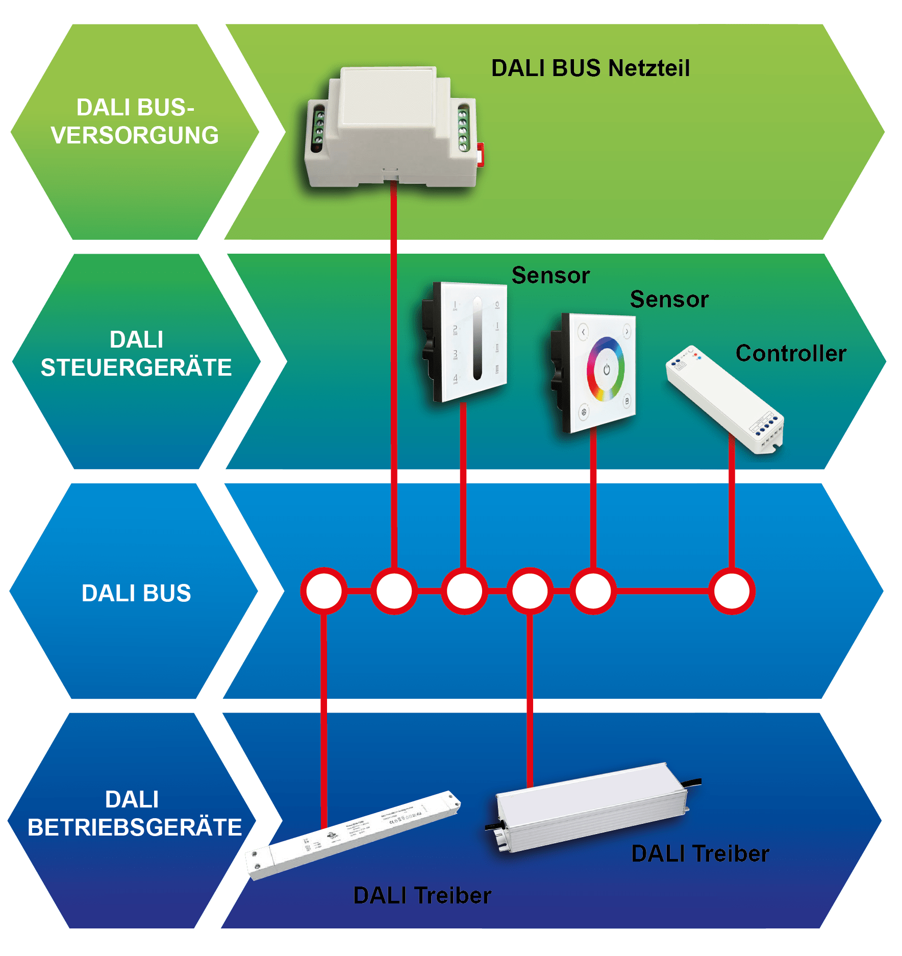 DALI System Beispiel